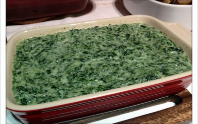 De Thanksgiving a Navidad IV. Espinacas a la Crema
