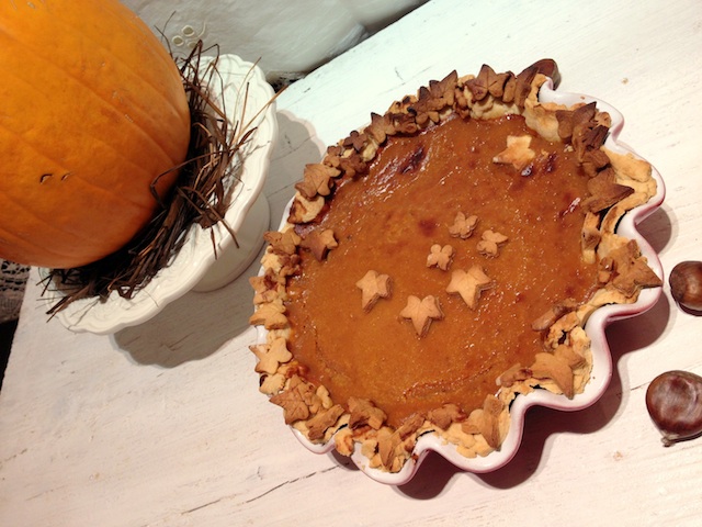 Pumpkin pie. De Thanksgiving a Navidad IV. Tarta de Calabaza