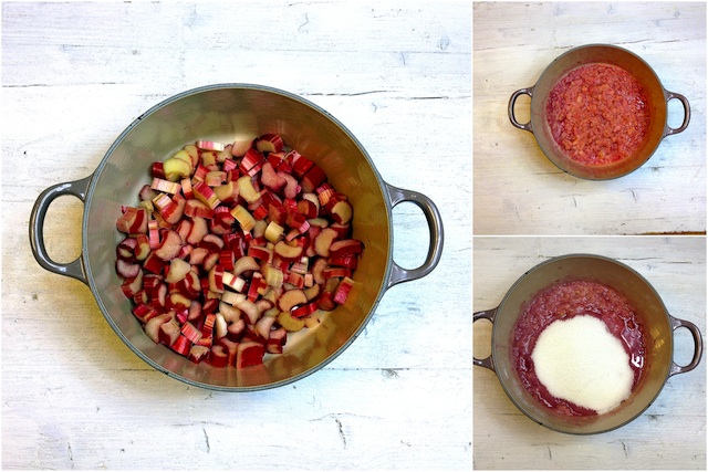 Confiture de Ruibarbos (rhubarbe) 3