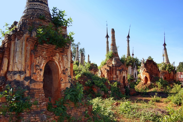 Dans votre (lac Inle, Myanmar) 6