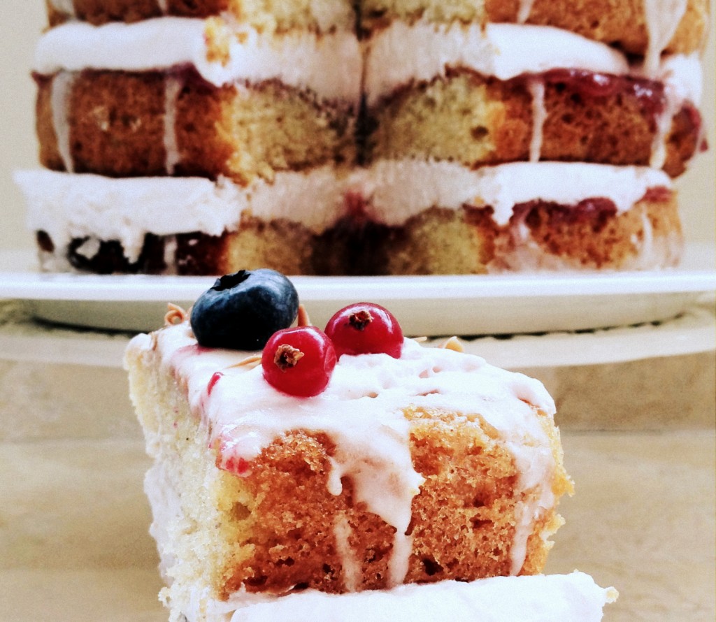 Cake from Ruibarbos with sugar of cardamom 3