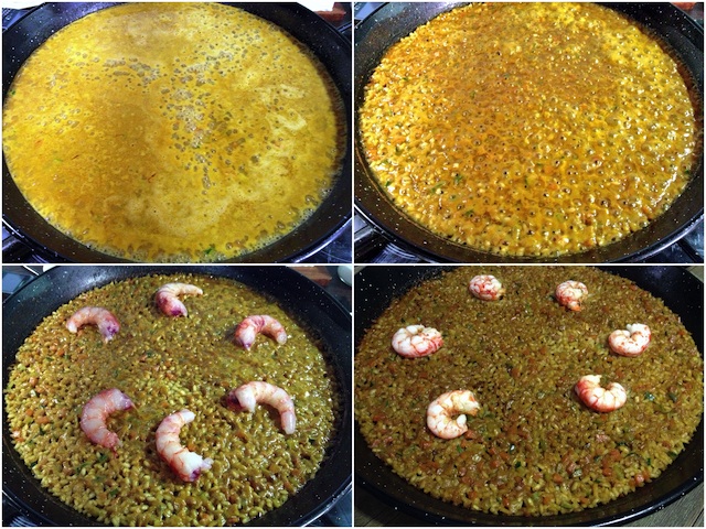 Rice paella with prawns Loleta 5