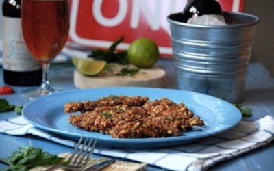 Snacks de Pollo a la Cerveza con Kikos