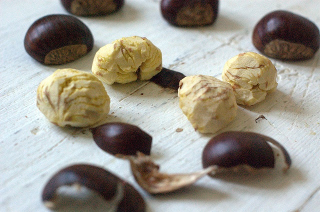 Quail with chestnuts. Loleta 01
