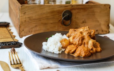 Curry massaman de pollo. El sabor del reino de Siam