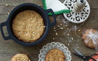 White chocolate and coconut Oatmeal Cookies
