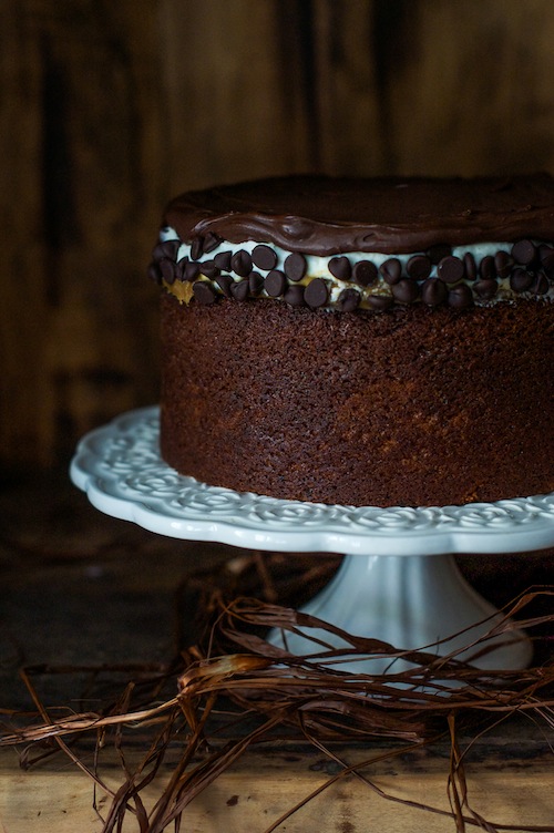 Tarta chocolate ¿o no?| Con crema de galletas y mantequilla