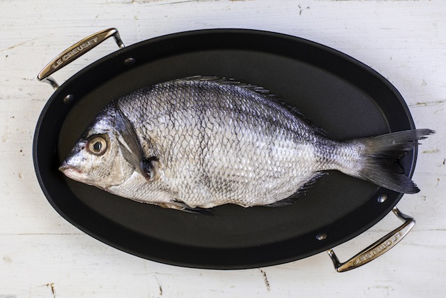 Bream to the aroma of lime and Rosemary 1