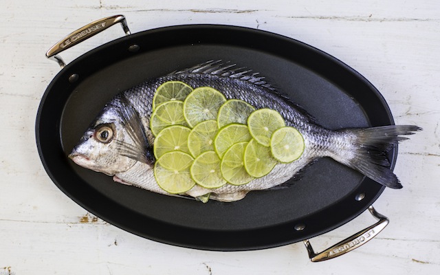 Bream to the aroma of lime and Rosemary 2