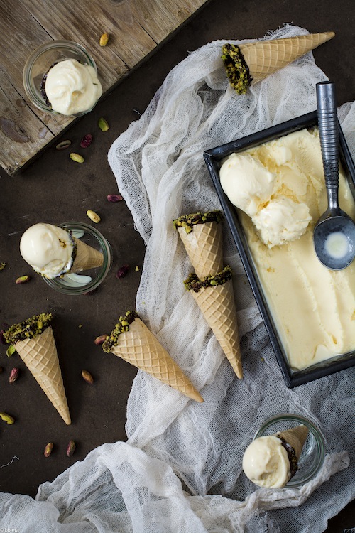 9 yuzu olive oil ice cream