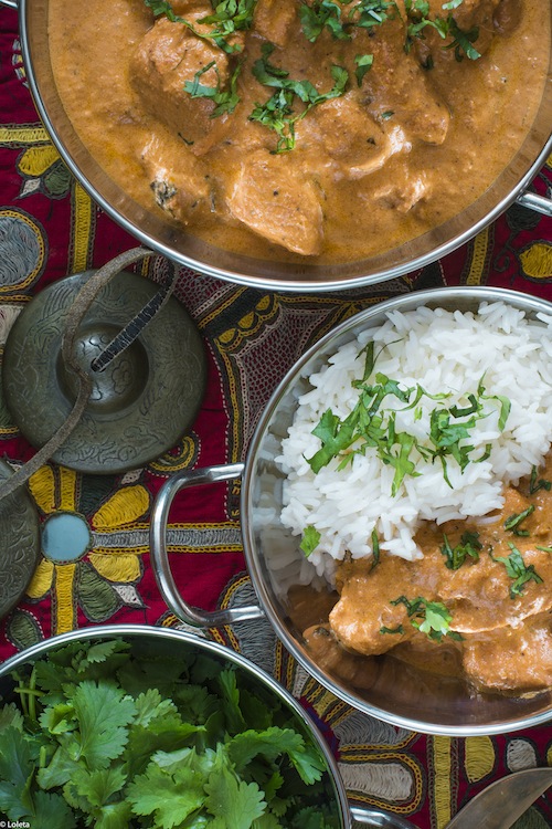 Pollo hindu con mantequilla. Murgh Makhani 5