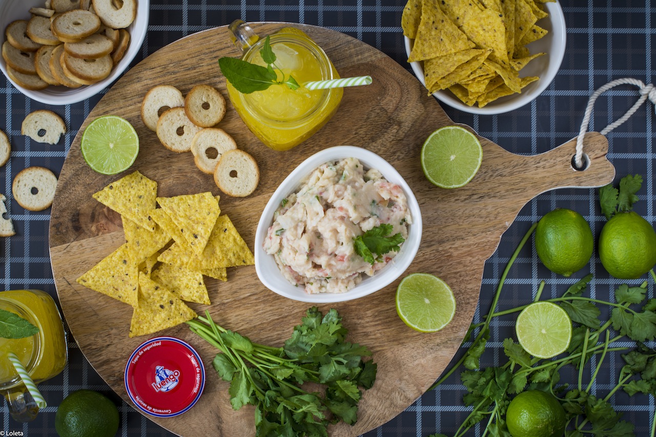 Guacamole de alubias blancas. Hoy vamos de pic-nic