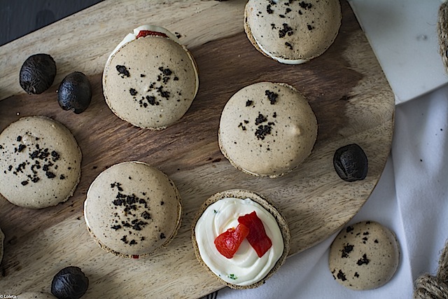 Macarons de aceitunas negras 14