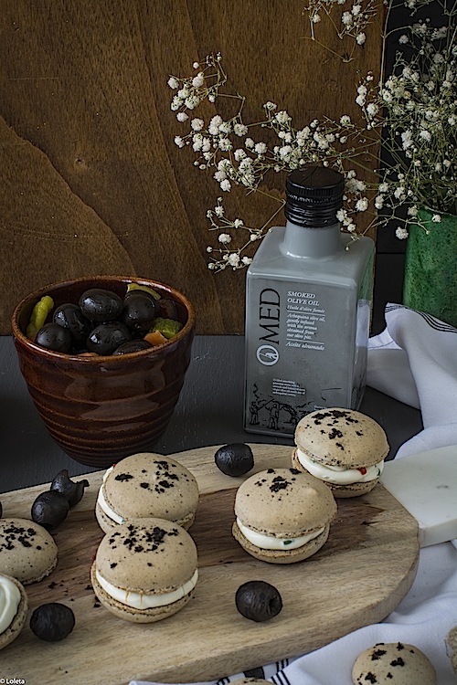 Macarons de aceitunas negras 4