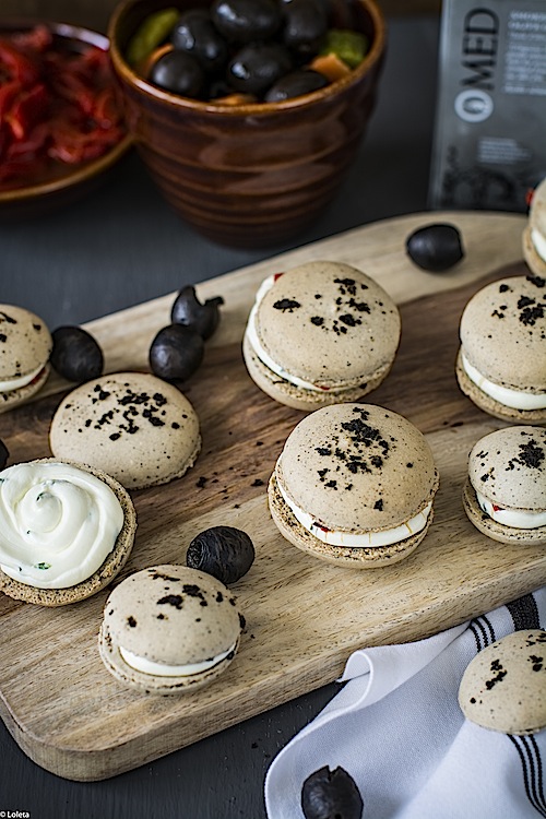 Macarons de aceitunas negras 5