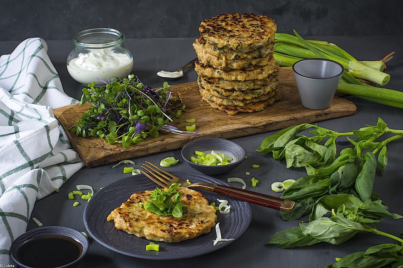 Tortitas de coliflor. ¿Quién ha dicho que cuidarse no es delicioso?