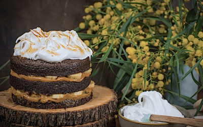 Chocolate dulce de leche cake. Cake for less than 3 euros TAG