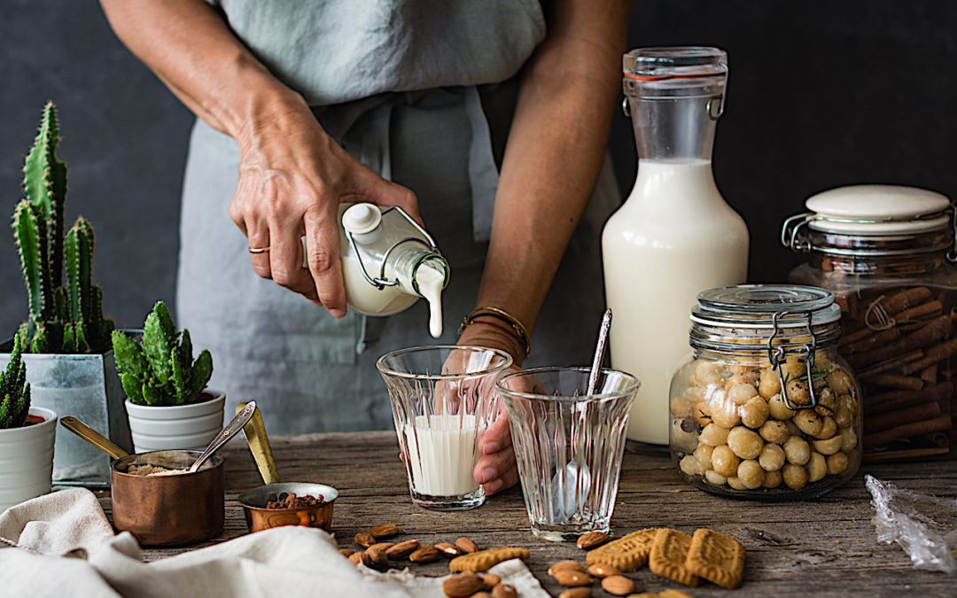 How to make homemade almond milk super easy. Four recipes in one