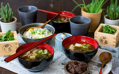 Sopa miso con shitake, wakame y tofu. Un poco de Japón en tu mesa