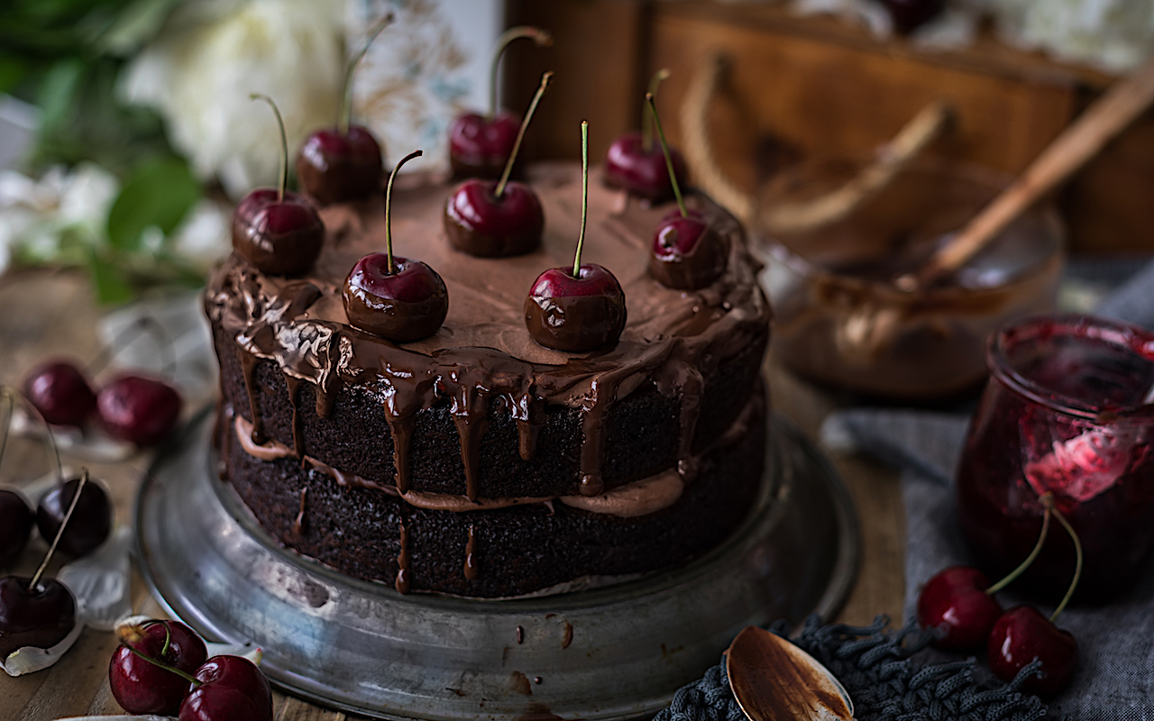 Pastel de chocolate con aceite de oliva.