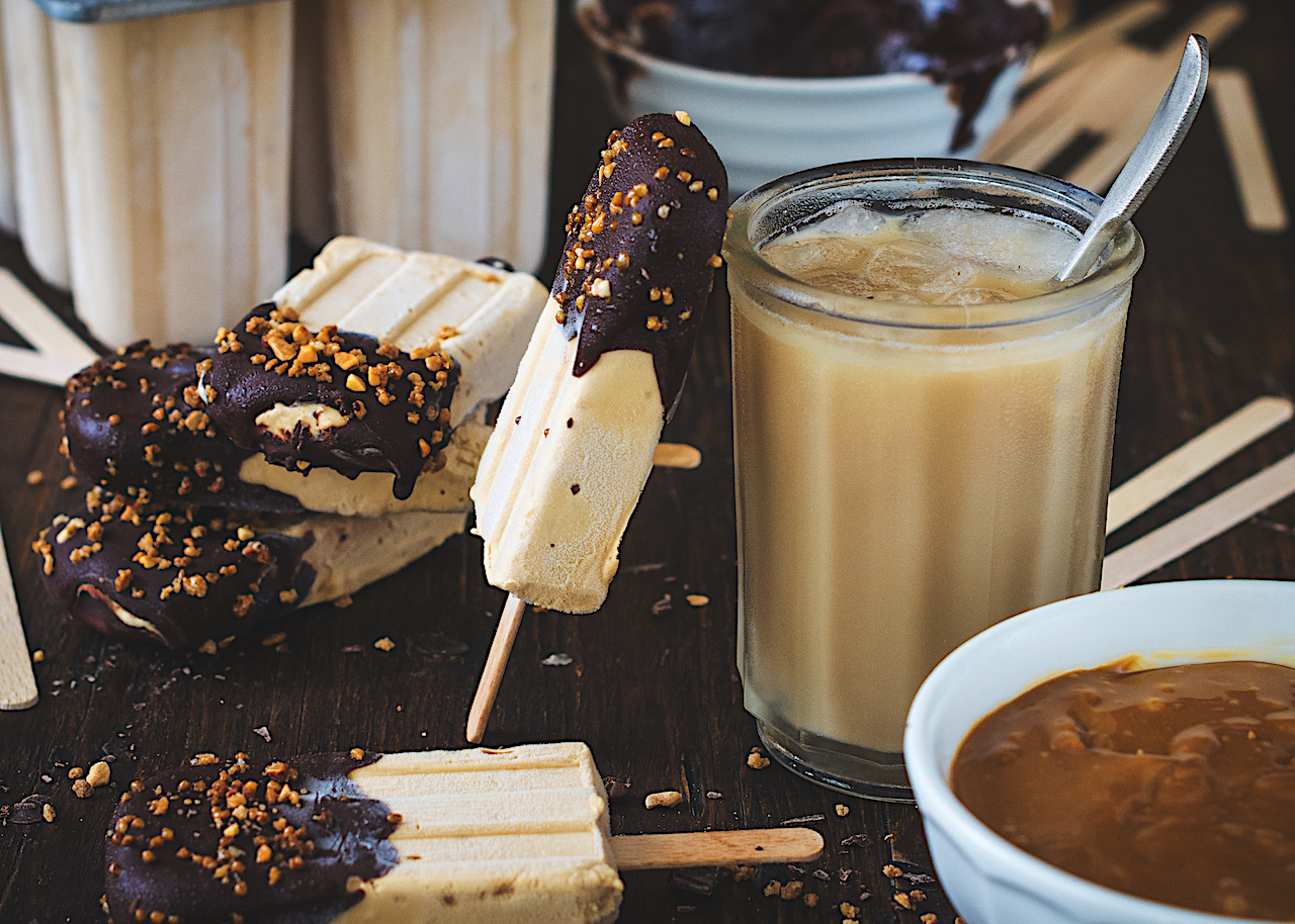 Polos de dulce de leche. Tres ingredientes mágicos para decir adiós al verano
