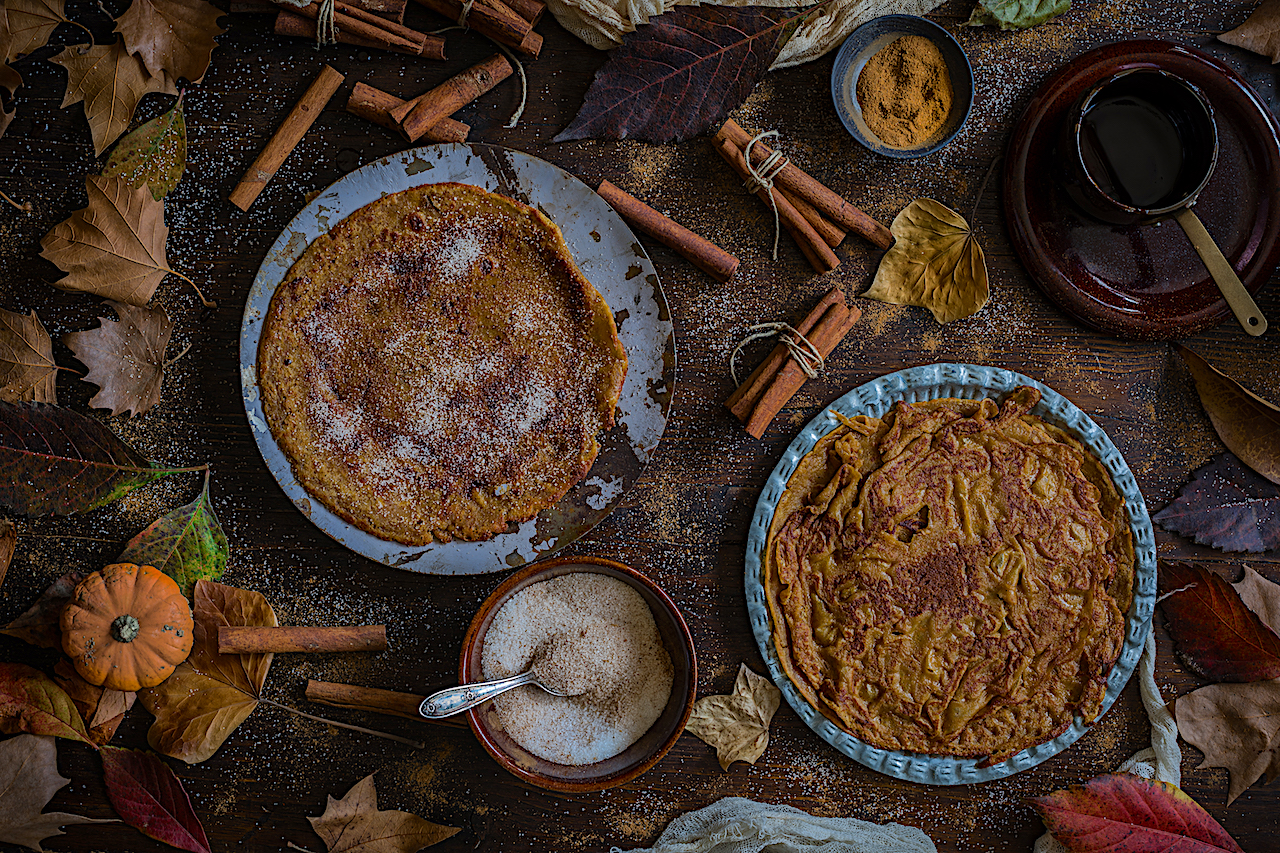 Crepes de calabaza y canela. Mi desayuno-merienda favorito en época de frío