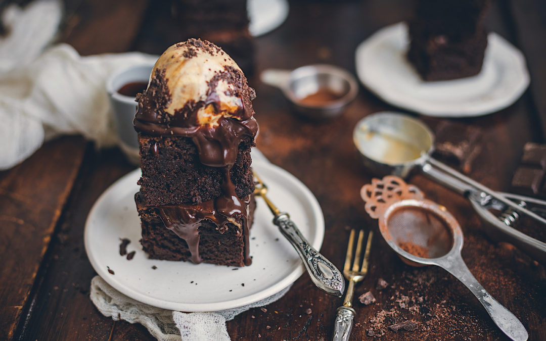 Brownie sin gluten. Receta fácil con chocolate por todos lados
