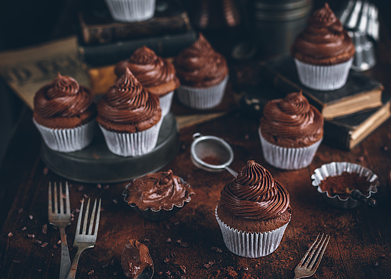Magdalenas de nutella casera perfectas para la merienda
