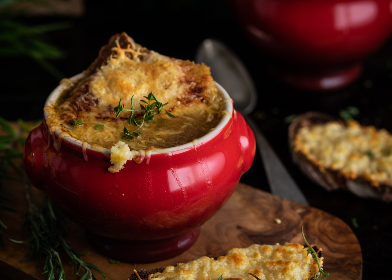 Onion soup. Perfect for cold days