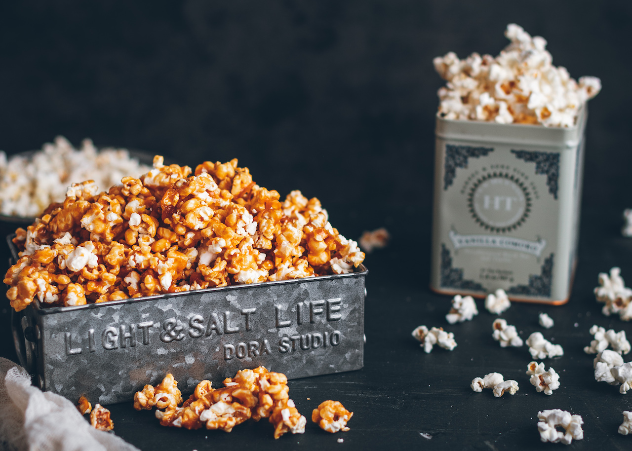Palomitas dulces. Las mejores para el cine en casa