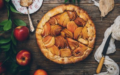 Galette de manzanas con crema de almendras