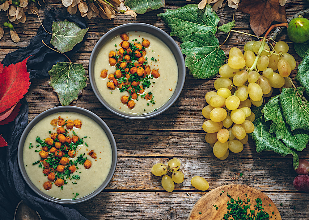 CRema de alcachofas. Crema ligera de verduras sin lactosa