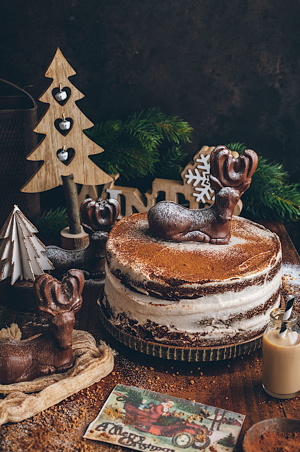 Torta Candela Natalizia 🎄[Candle Cake] con Crema al Cioccolato - Ricetta  di Jolanta da Bake Off 