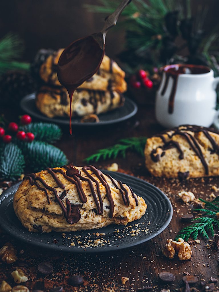 Scones de chocolate