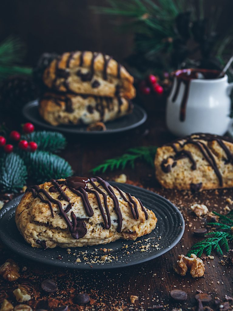 Scones de chocolate