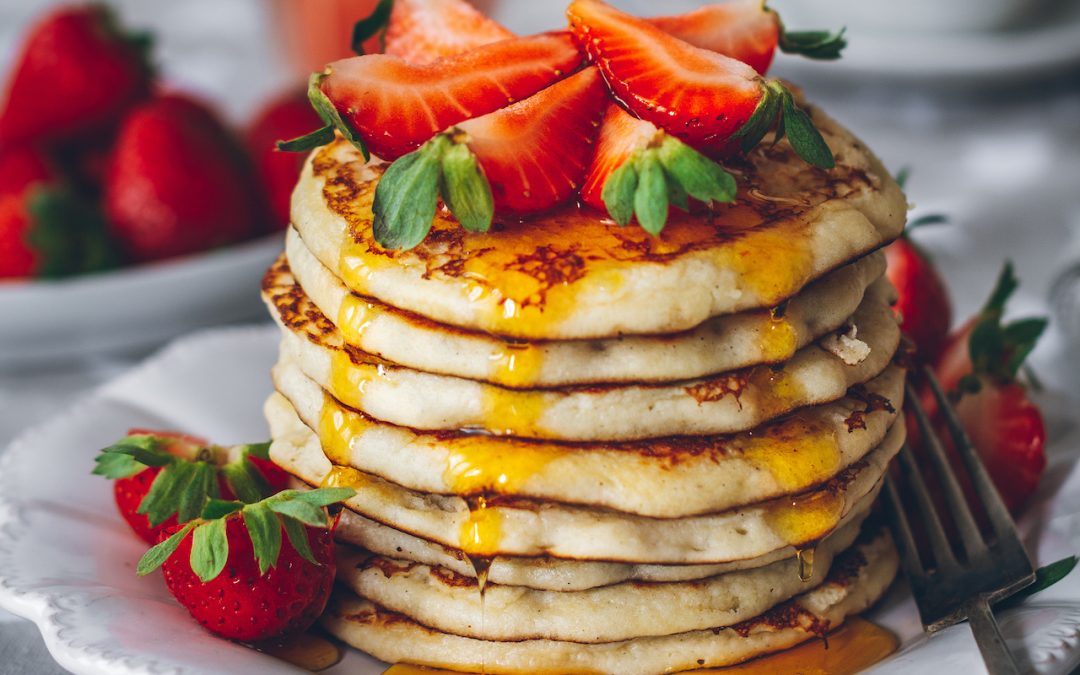Fluffy pancakes. Fluffy pancakes. A breakfast or snack to share