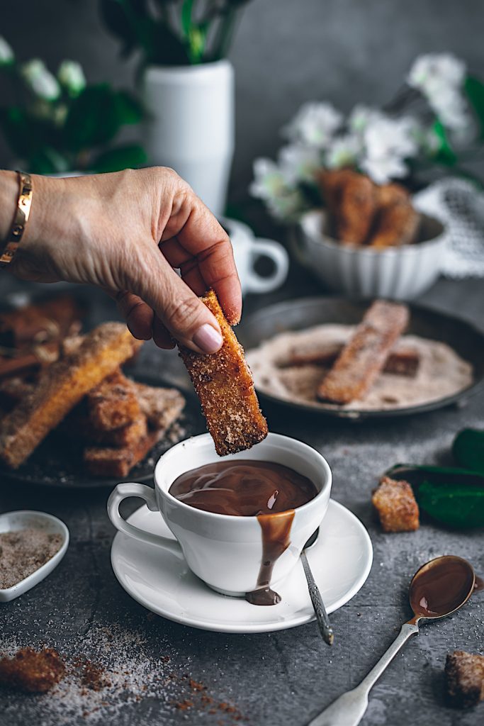 Torrijas With Cream And Chocolate It S