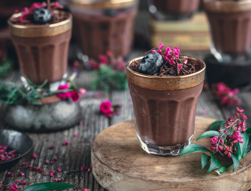 Mousse de chocolate sin azúcar. Porque la respuesta es siempre el chocolate