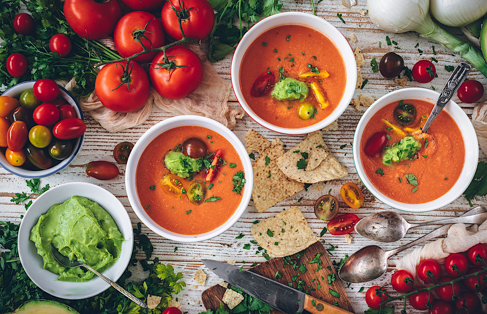 Gazpacho estilo mexicano. La mejor sopa fría de este verano