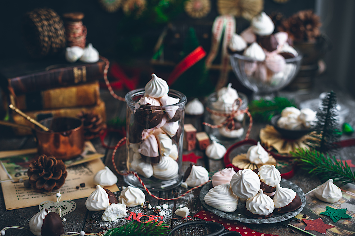 Merengues de Navidad. Perfectos para regalar a quien tu quieras
