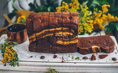 Banana and chocolate cake. My favorite banana bread