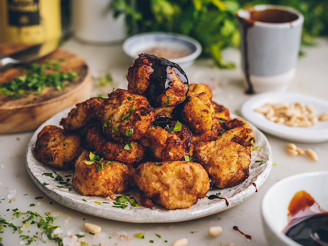Buñuelos de bacalao sin gluten. Delicias de patata y bacalao