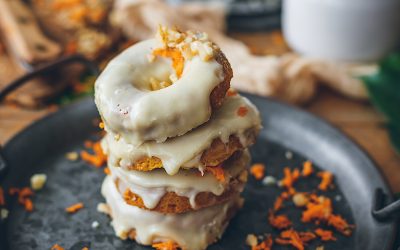 Carrot donuts in 5 minutes gluten-free and lactose-free. Vero donuts are salulables, easy and very rich