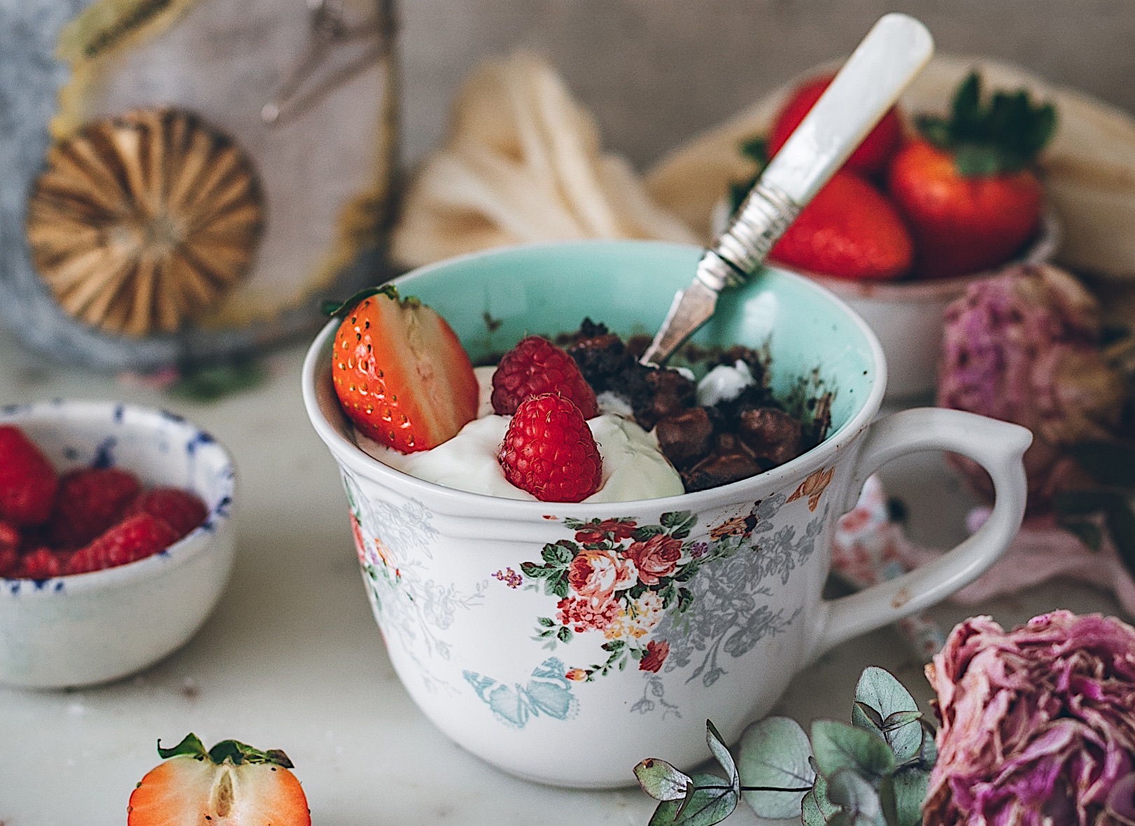Chocolate mugcake in 2 minutes. The perfect awakening