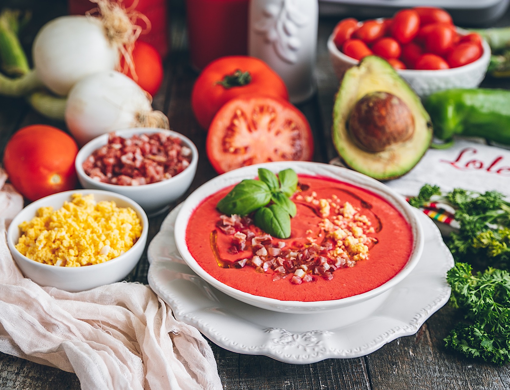 Gazpacho tropical. Todo el sabor del verano con el color más bonito