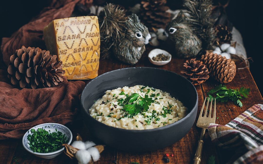 Risotto cacio e pepe. The Roman Sauce That Stole Our Hearts