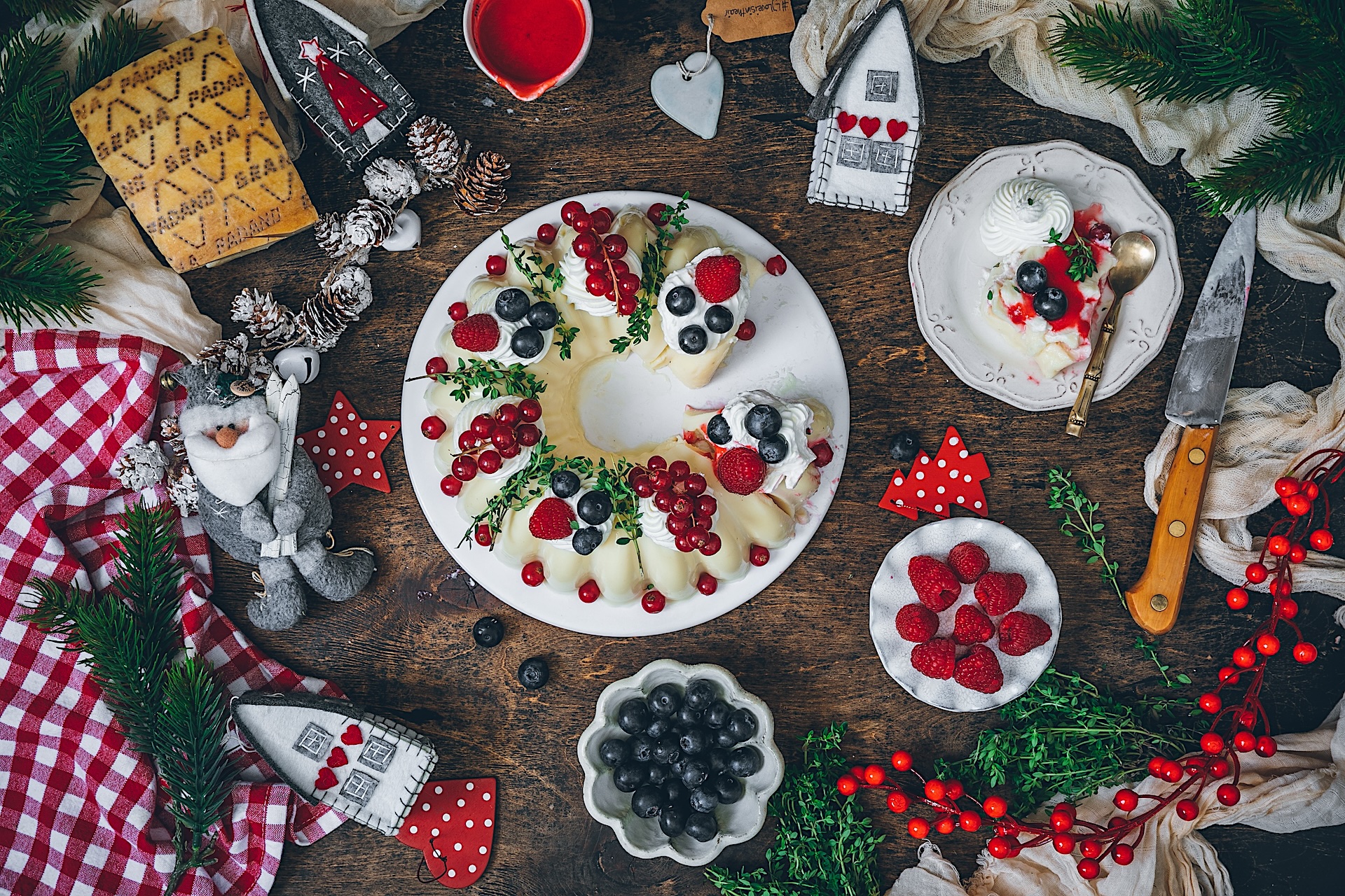Panna Cotta de queso Grana Padano