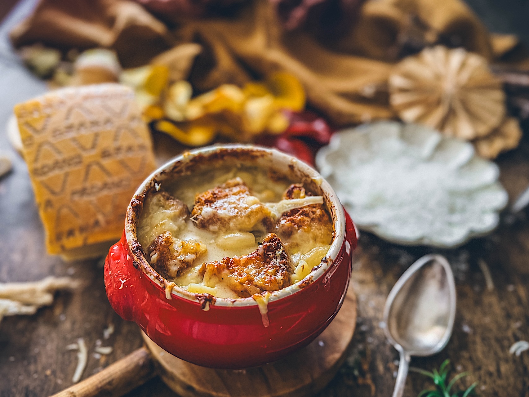Sopa de pollo y puerros con crema. La mejor sopa del invierno