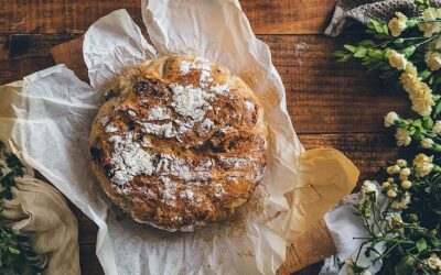 Pan de nueces y miel con pasas sin amasado y sin masa madre pero con todo el sabor
