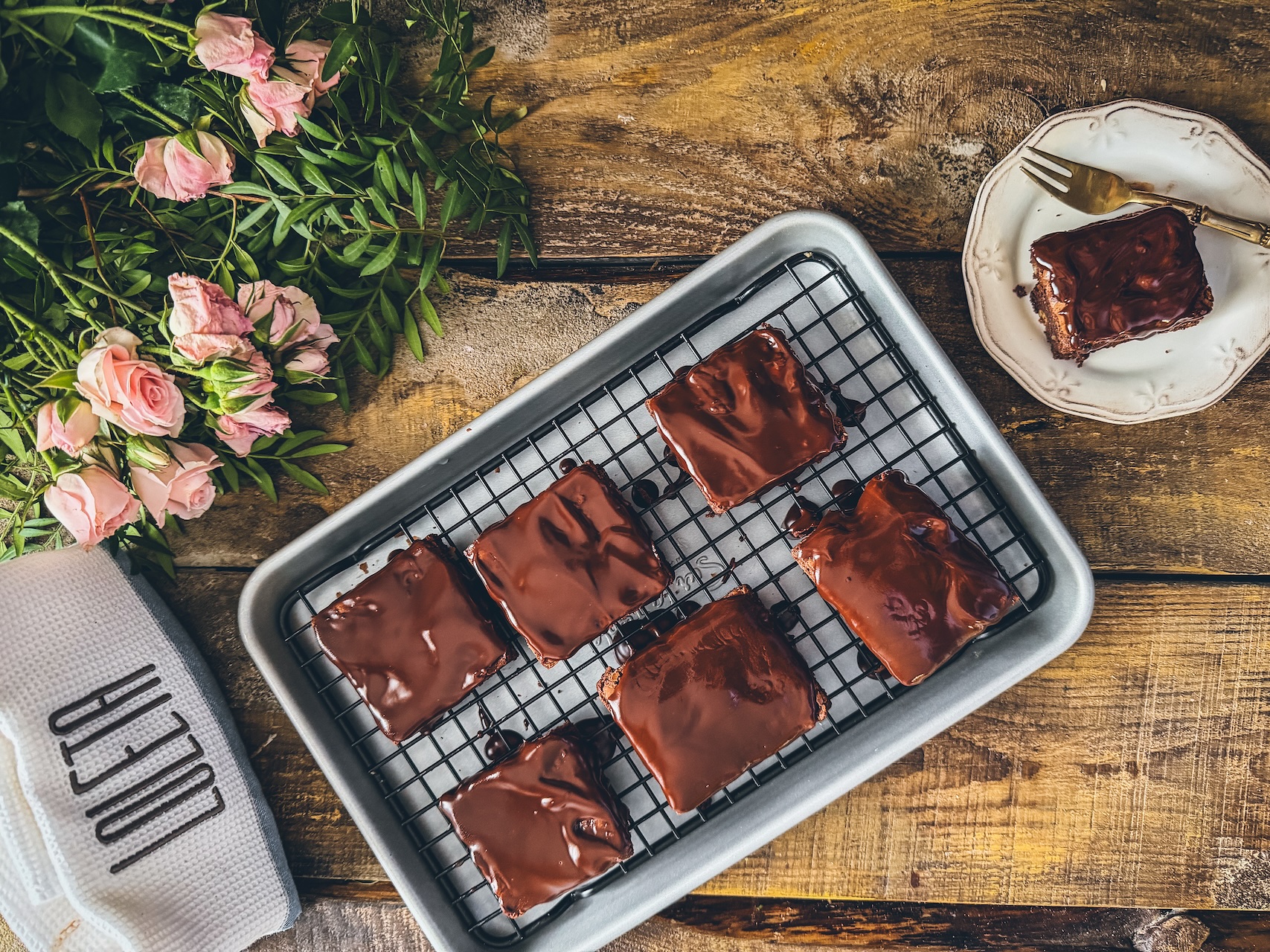El brownie que siempre sale bien que me traje de mi primer viaje